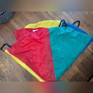 Parachute for group Activities. Made of heavy duty  cloth. 6 Handles